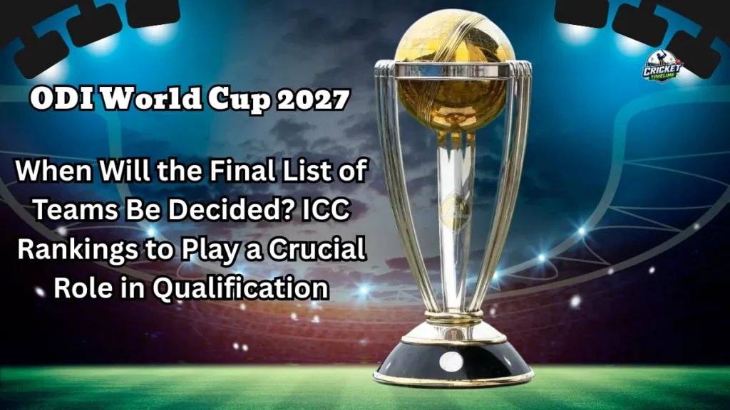 ODI World Cup 2027